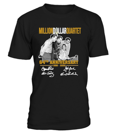 Million dollar quartet 64th anniversary 1956 2020 signatures T-Shirt Unisex