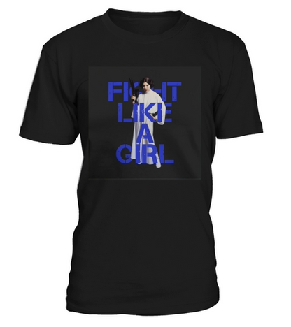 Princess Leia - Fight Like A Girl T-Shirt Unisex