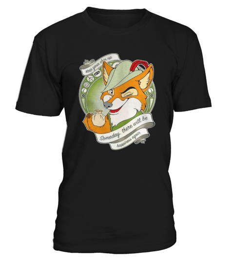 Robin Hood Keep your chin up someday there will be happiness again T-Shirt Unisex