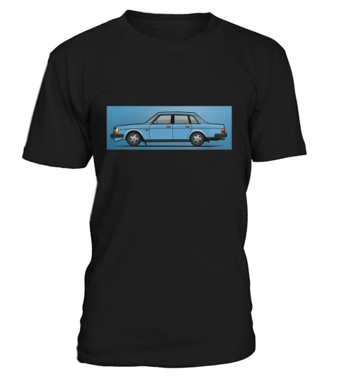 shirt Volvo Brick 244 240 Sedan Brick Blue T-Shirt Unisex