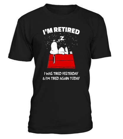 Snoopy Retired Shirt T-Shirt Unisex