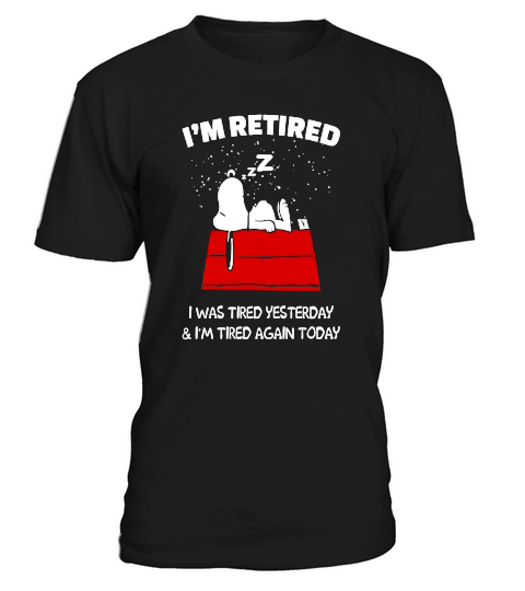 Snoopy Retired Shirt T-Shirt Unisex