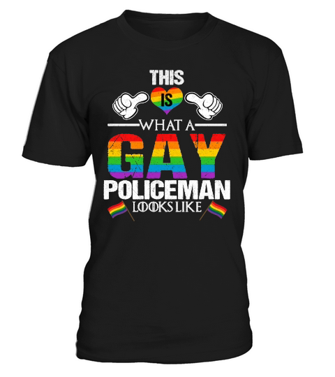 This Is What A Gay Policeman Looks Like LGBT Pride 2020 T-Shirt Unisex