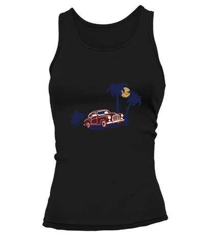 Retro Vintage Car Tank top Woman