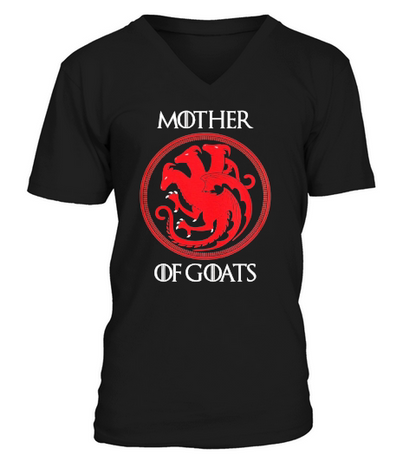 GAME THRONES MOTHER OF GOATS V-Neck T-shirt