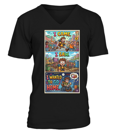 I came. I saw. I wanted to go home V-Neck T-shirt