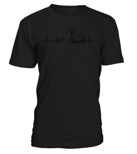 Wiener Dog Heartbeat With Team Dachshund T-Shirt