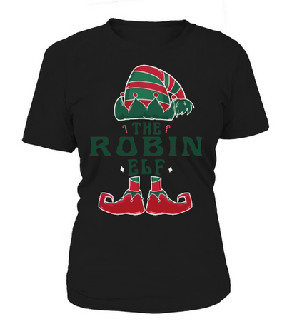 The Robin Elf Pajama for Funny Christmas Holiday Women's T-Shirt
