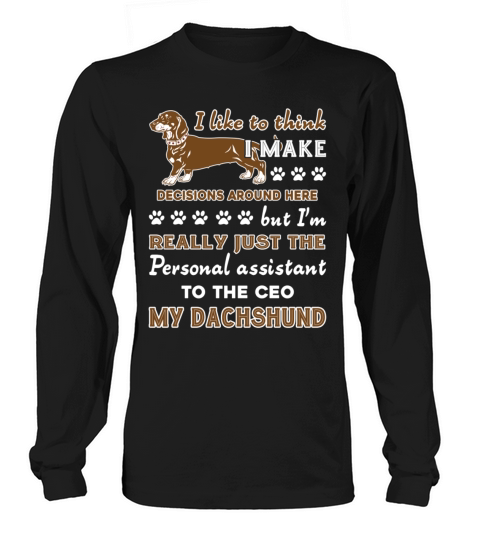 Dachshund Shirt Long sleeved Unisex