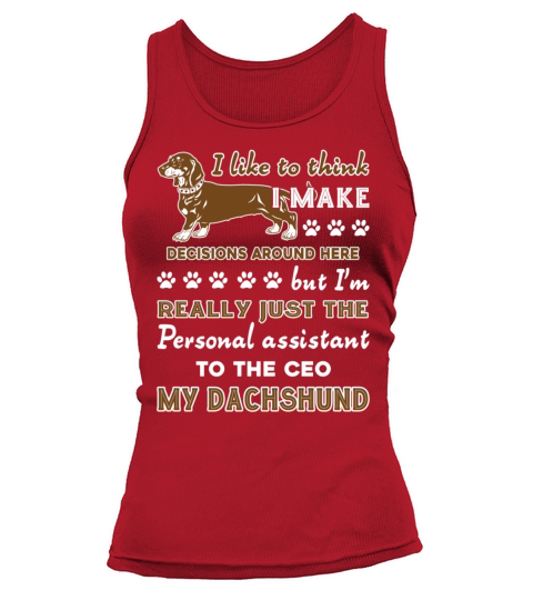 Dachshund Shirt Tank top Woman